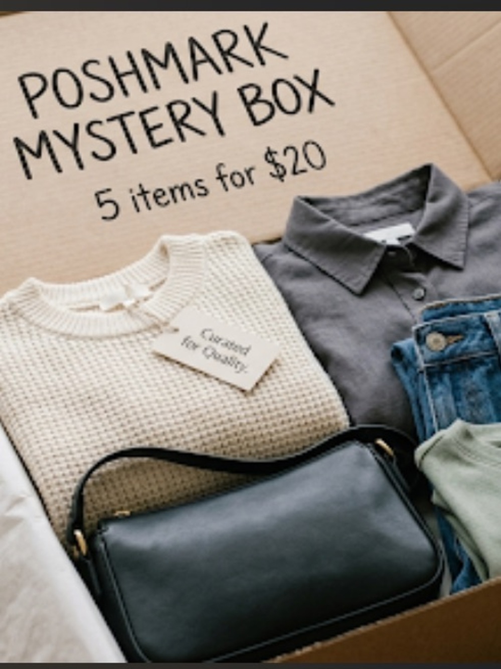 Mystery Box deal.  5 items for $20